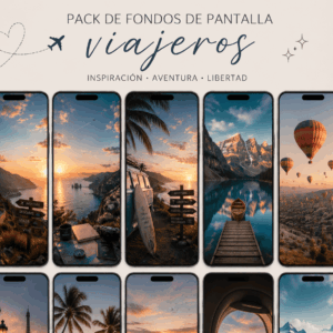 Pack de fondos de pantalla viajeros